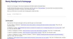 Desktop Screenshot of haselgrove.id.au